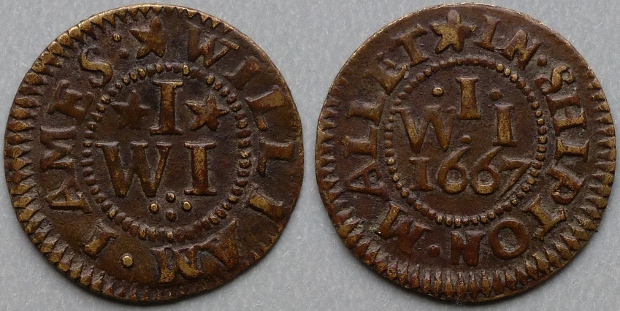 Shepton Mallet, William James 1667 farthing N4102